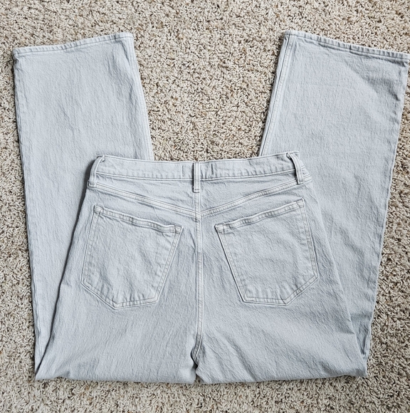 βοΈ Abercrombie & Fitch 90s Relaxed High-Rise Wide-Leg Jeans 30 / 10S #1217 - Picture 5 of 14